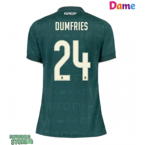 Real Madrid Denzel Dumfries #24 Replika Udebanetrøje Dame 2026-27 Kortærmet